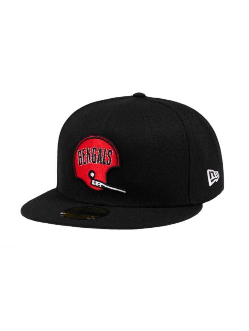New Era Cincinnati Bengals Throwback NFL Black 59FIFTY 7